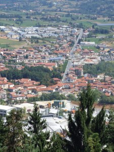 Da Monte Calvario: cava e statale per Mondovì