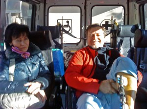 Il ritorno a casa in ambulanza