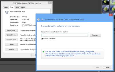 Choose "Let me pick from a list of device driver ..."
