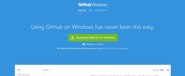 Request to install GitHub for Windows (it happens also if you are not logged!!)