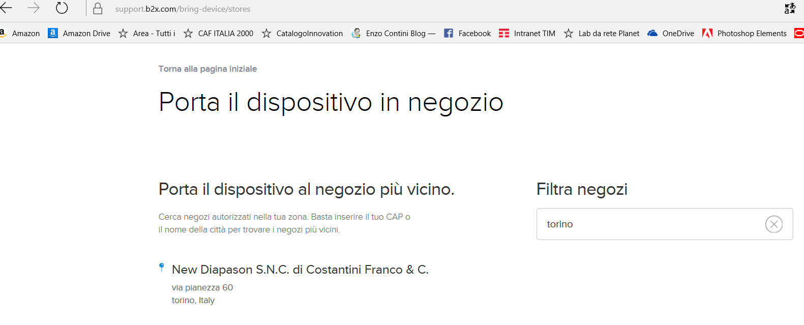 Ricerca del negozio di riparazione più vicino a te