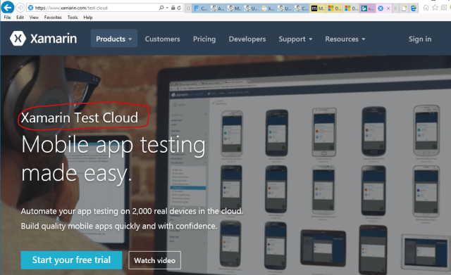Xamarin Test Cloud