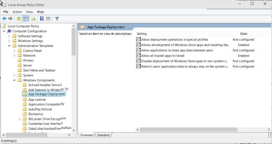 Local Group Policy Editor