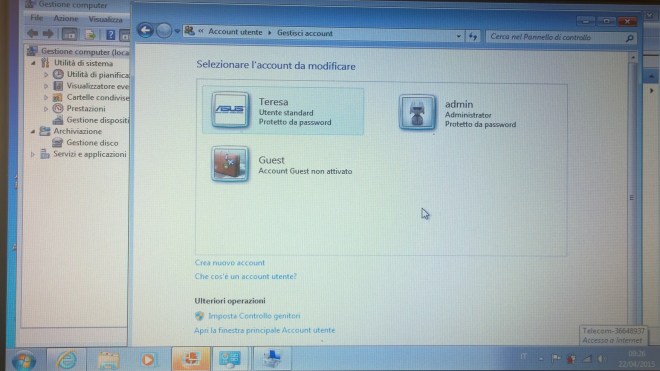 Create a Standard user