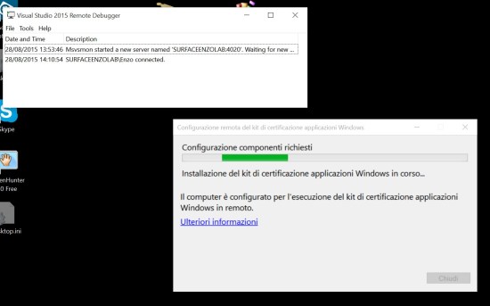 Installation on the remote PC (2)