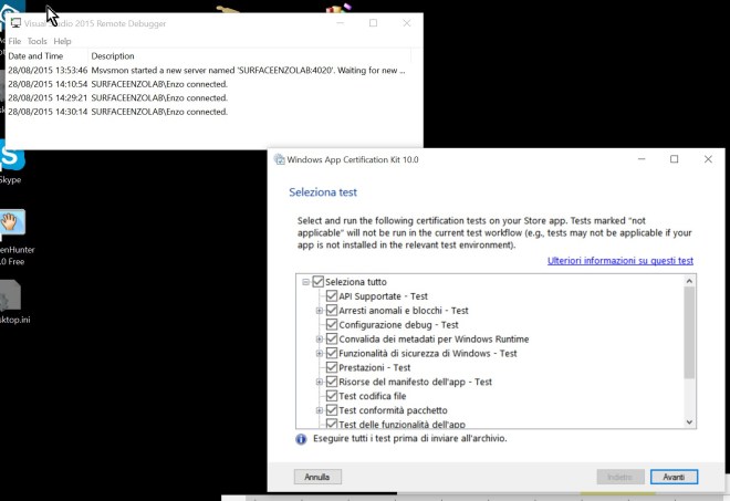 Runiing the certification toolkit on the remote PC