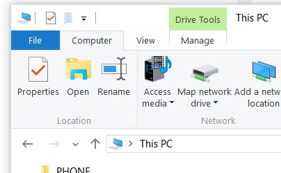 Map Network Drive