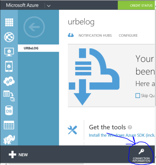 2) Get Connection Information