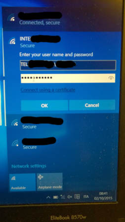 Cannot connect to a Wi-Fi network that requires special protection settings (1)
