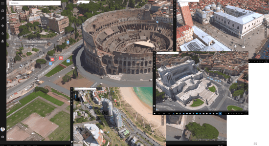 Maps: examples of 3D maps