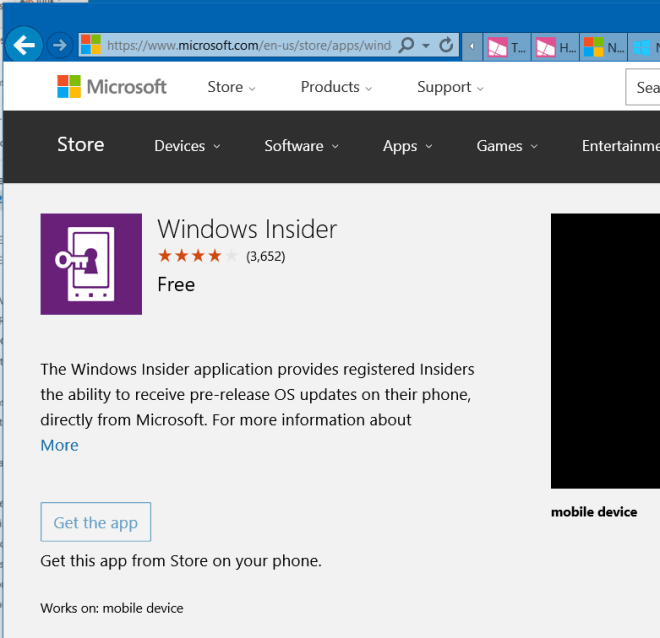 Windows Insider app