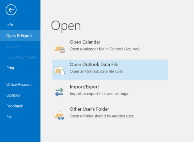 Open the archive in the Home tab