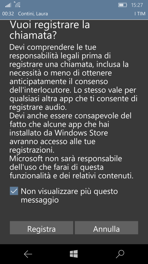 Alert and needed agreement 