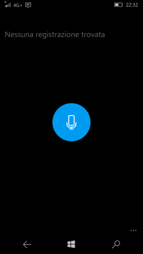 No recording available from the choosen recorder app