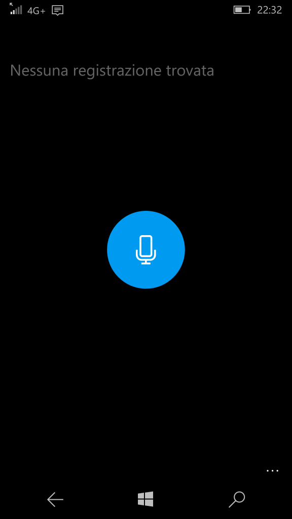 No recording available from the choosen recorder app 
