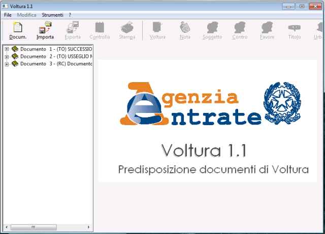 Voltura 1.1 ... la finestra aperta al massimo non mostra tutte le icone del menu