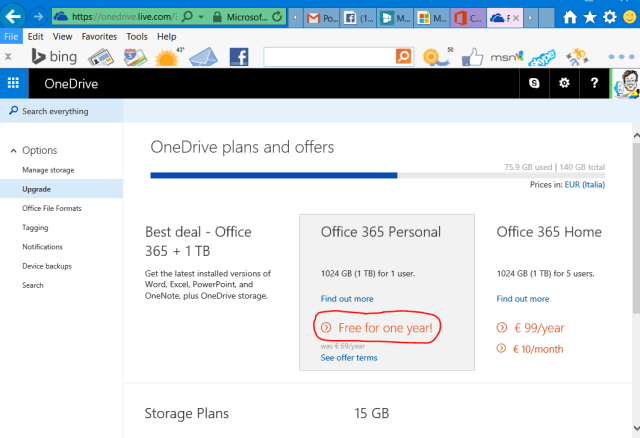 oneDrive GRATIS 2