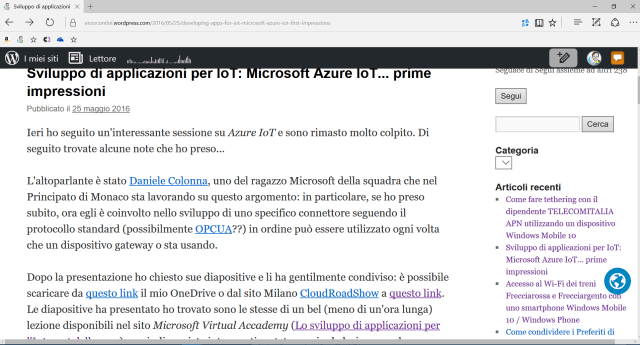 Pagina tradotta in italiano