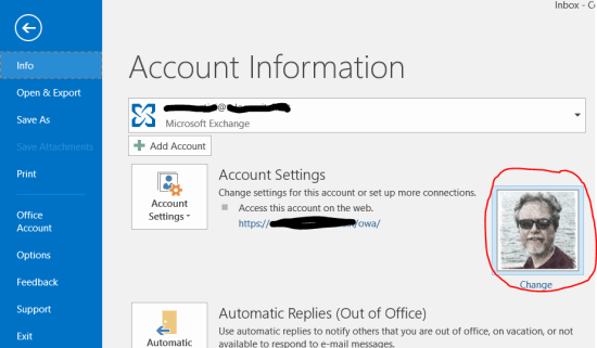 The new picture is finally showed also in my account settings 