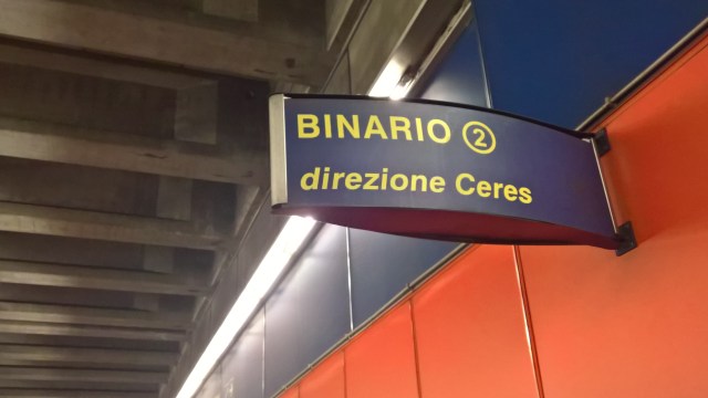 Per andare a Caselle Aeroporto - Binario 2 direzione Ceres