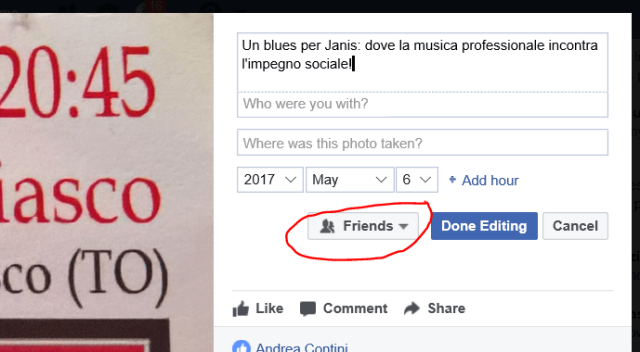 Check the privacy of your last post (4)