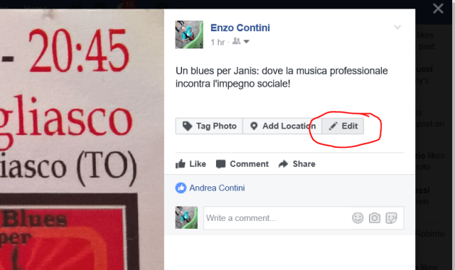 Check the privacy of your last post (3)