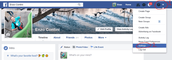 How to change your own privacy settings (1)