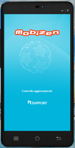 The PC app, at first launch, looks for updates