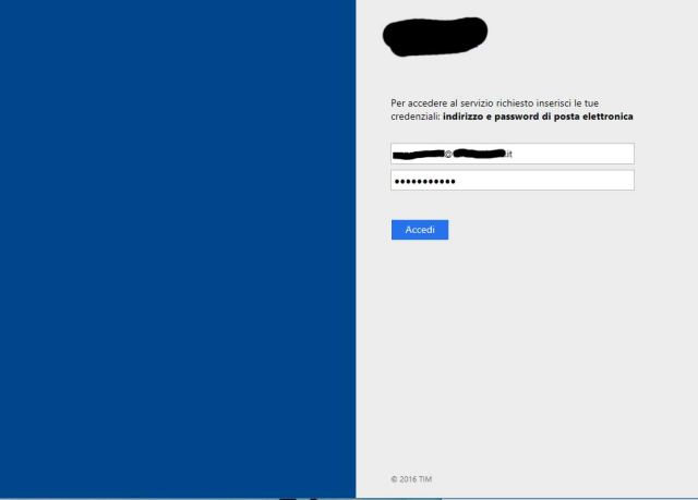 Insert your email and your company password
