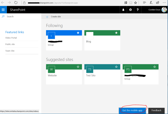 SharePoint section 