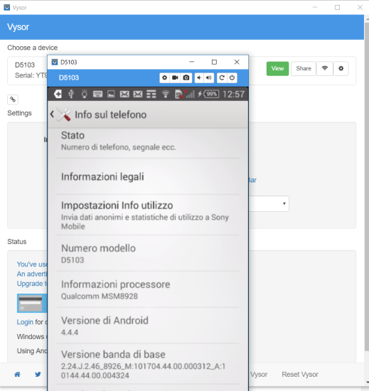 The smartphone screen is displayed in real-time