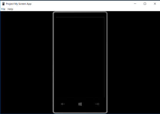 Nothing is shown on the remote PC screen till the consent is done