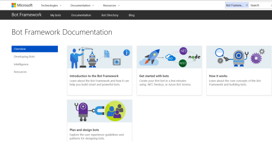 BOT Framework documentation
