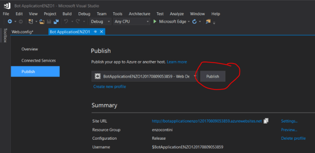 Update the code and re-publish it (2)