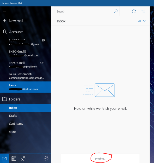  ... no synchronization succeeded