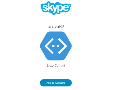Accept to add it to your Contacts