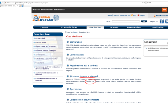 Come inoltrare la dichiarazione con la procedura informatica (1)