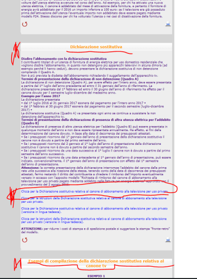 Scaricare la dichiarazione sostitutiva per cessare canone RAI (3)
