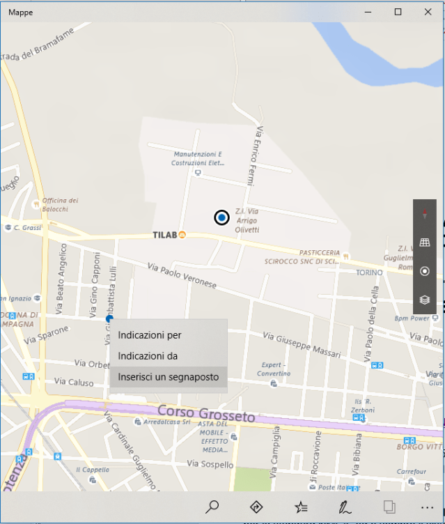 GPS coordinates of a chosen point on the map (1) - PC/tablet (big window size)