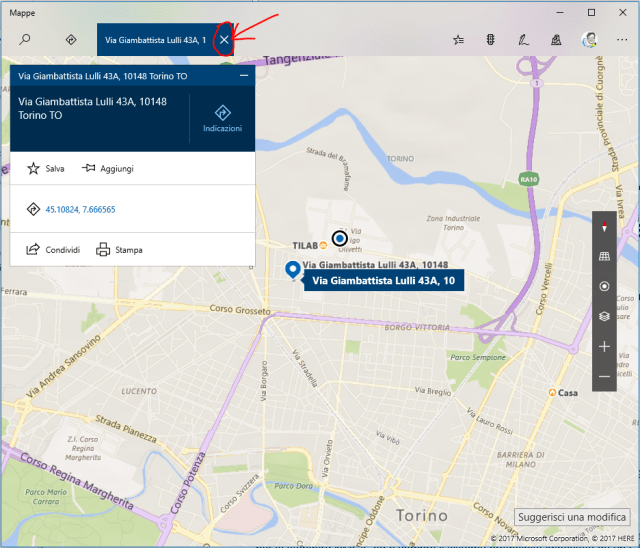 GPS coordinates of a chosen point on the map (3) - PC/tablet (big window size)