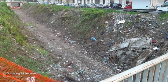 22/4/2019 - Visione dal lato dx del ponte di c.so Giulio Cesare 