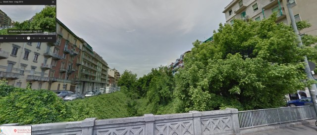 Maggio 2015 - Visione dal lato sx del ponte di c.so Giulio Cesare 